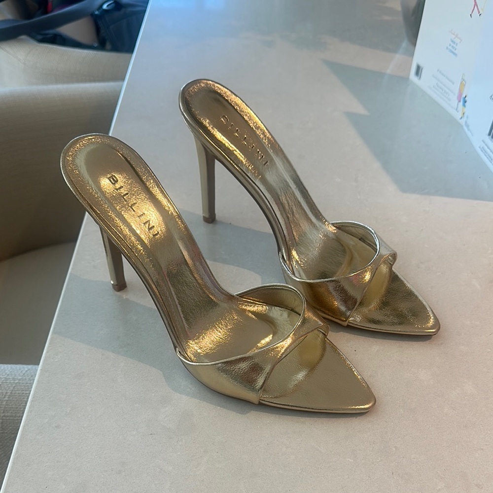 Billini Gold Heels